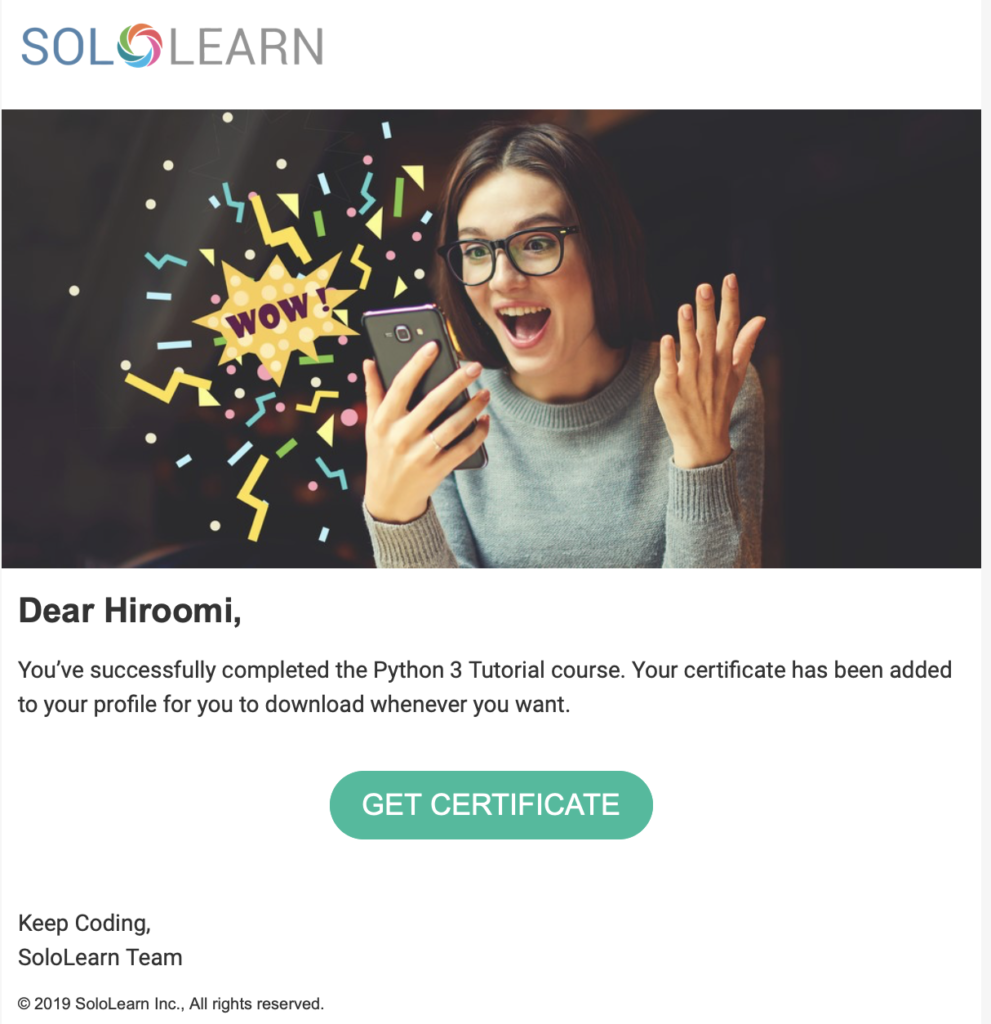 新しいプログラム言語の学習は完全無料のsololearnが楽しい 成長 情熱 自立がテーマの情報サイト